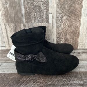 Baby Girls Black Dress Boots